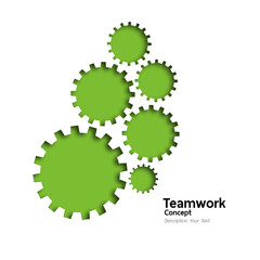 gears teamwork concept