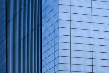 blue building