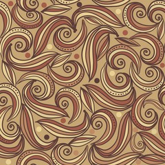 brown seamless abstract pattern