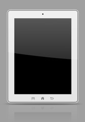 White tablet pc