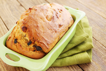 bread  in the ceramic form