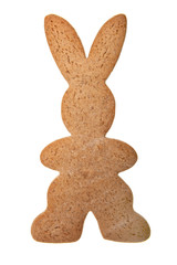 Gingerbread  bunny isolated