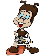 Ant Builder - Cartoon