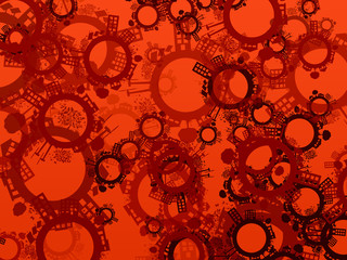 Eco Background (city on the ring,globe)