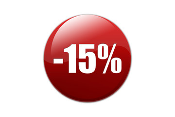 Soldes Bouton -15%