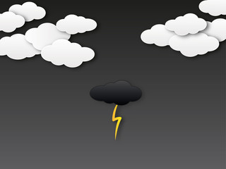 Nuages éclair