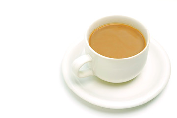 Coffee cup isolated on white background