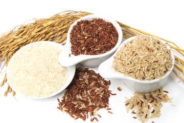 Assortment of rice