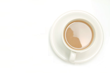 Coffee cup isolated on white background