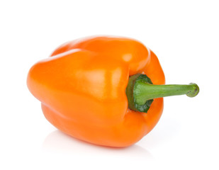 Fototapeta na wymiar Orange bell pepper