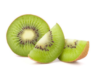 Kiwi fruit sliced segments