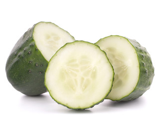 Sliced cucumber vegetable