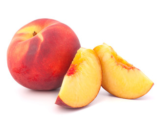 Ripe peach fruit