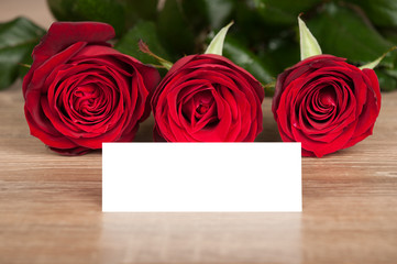 red roses and white sheet on wood