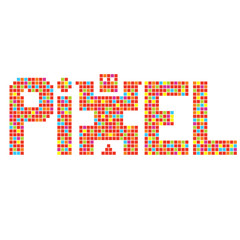 Coll pixel art illustration in vector