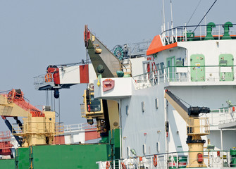 crane and ship