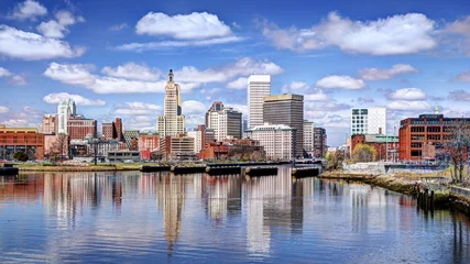 Zelfklevend Fotobehang Providence, Rhode Island Skyline © SeanPavonePhoto