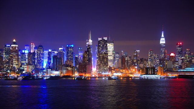Midtown Manhattan Time Lapse from across the Hudson River