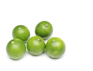 Green Limes with empty space
