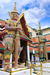 Demon Guardian at Wat Phra Kaew, Temple of the Emerald Buddha, B