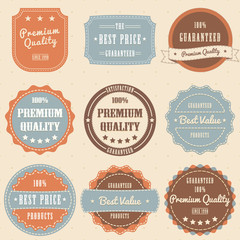 Set of vintage high premium quality badges and labels.