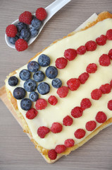 Beerenkuchen für 4th of July