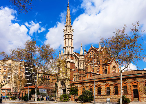 Iglesia y convento de las Salesas in Barcelona