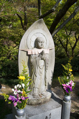Stone buddha in Kiyomizu Temple, Kyoto-Japan