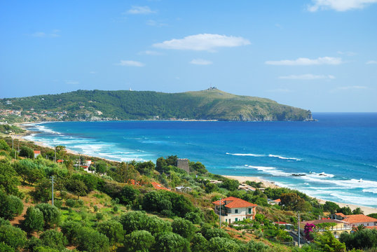 Cape of Palinuro in Italy in beautiful summer day