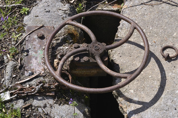 Llave de paso en regadío