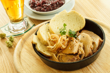 pork with beer