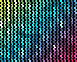 Abstract mosaic neon background_4