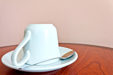 coffee cup on the table