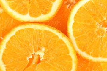 Orange slices background