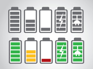 battery icon charge level © simi32