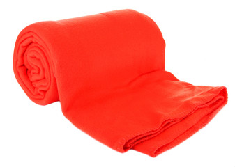 Warm plaid, isolated on white