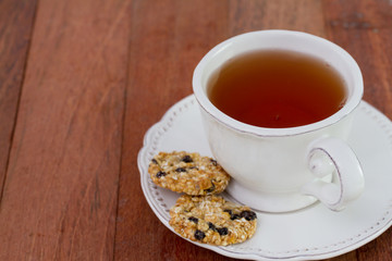 tea with cookies