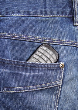 The telephone in the jeens pocket