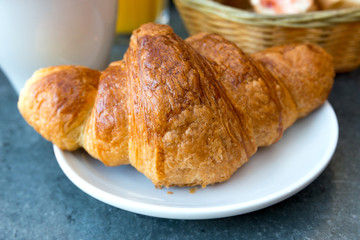 fresh croissant