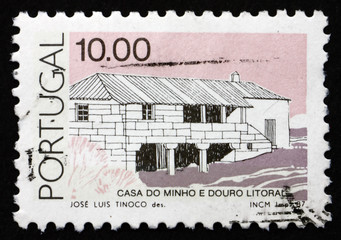 Postage stamp Portugal 1987 Transmontanas, Traditional Architect