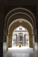 Silence and tranquility in the Alhambra
