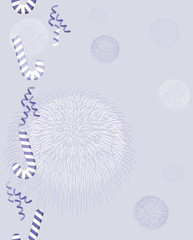 Festive background with a candy canes. Pattern for boy