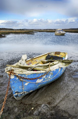 Old Boat Moored in Poole Harbour