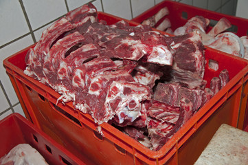 Dog food dog butcher