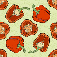 Background of  sweet pepper