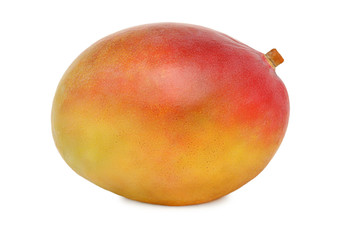 One ripe mango (isolated)