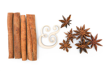 Cinnamon and star anise