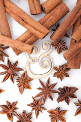Cinnamon and star anise