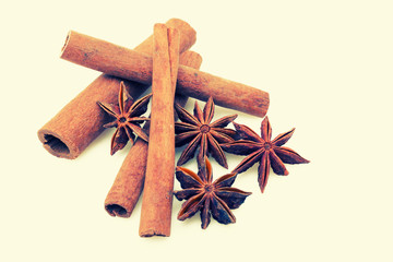 Cinnamon and star anise