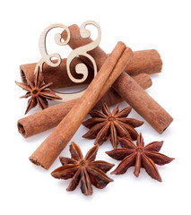 Cinnamon and star anise